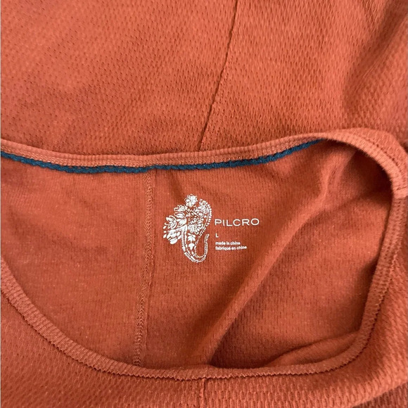 Anthropologie Pilcro Crochet Cuffed Top - Picture 5 of 8